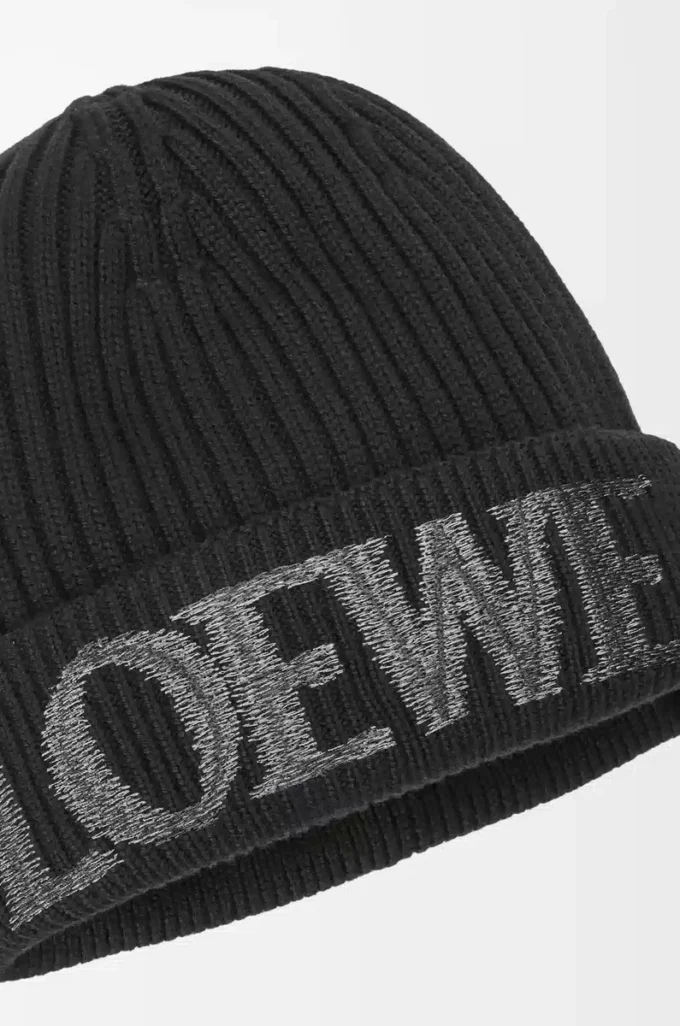 Gorro LOEWE de lana negro Gorro LOEWE de lana negro