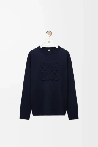 Jersey Anagram de lana azul marino