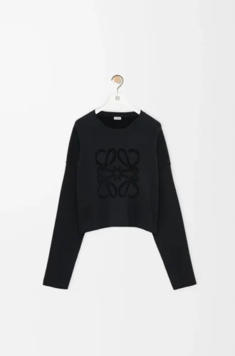 Jersey Anagram en mezcla de lana Negro