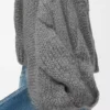 Jersey Anagram en mohair gris jaspeado Jersey Anagram en mohair gris jaspeado