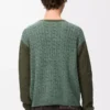 Jersey de cachemira verde claro/verde caqui Jersey de cachemira verde claro/verde caqui