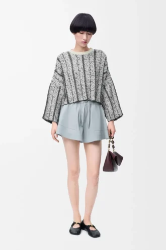 Jersey de lana Blanco/Negro
