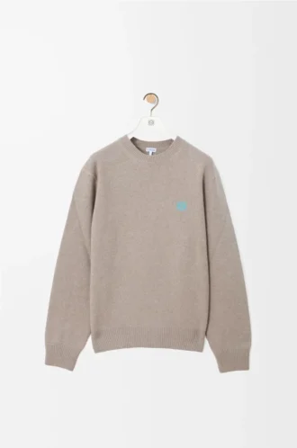 Jersey de lana gris claro
