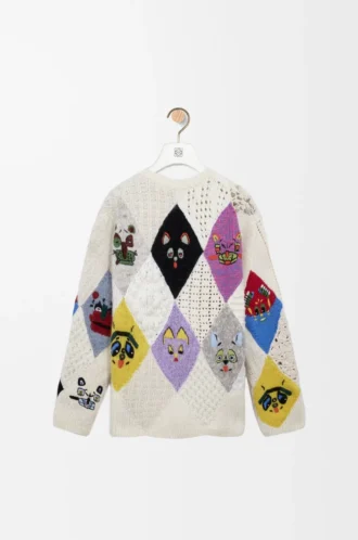 Jersey de lana multicolor