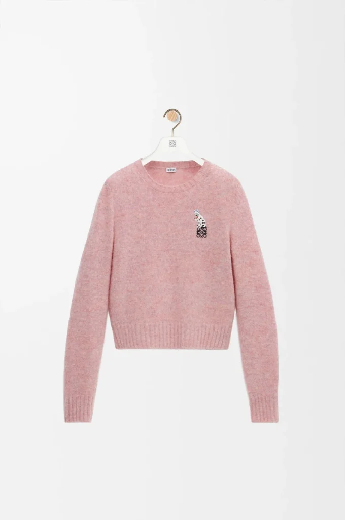 Jersey de lana rosa Jersey de lana rosa