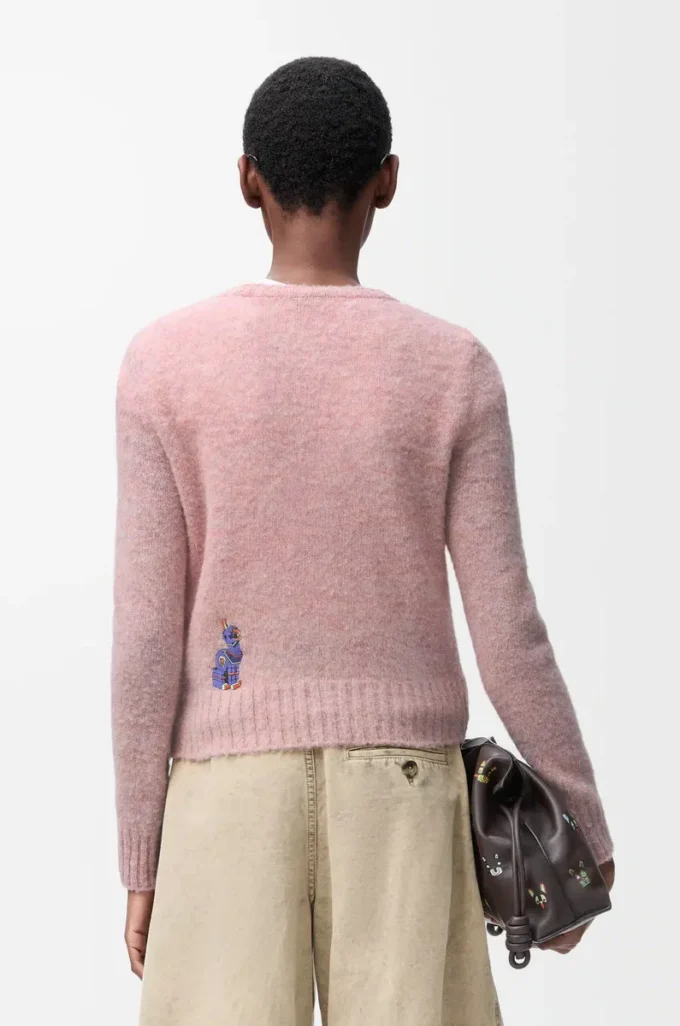Jersey de lana rosa Jersey de lana rosa