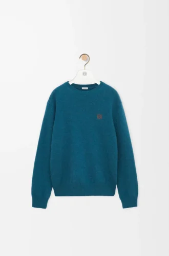 Jersey de lana verde oscuro