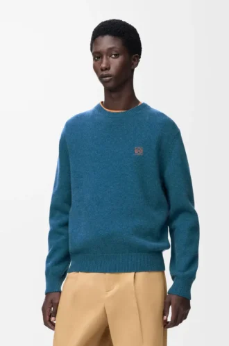 Jersey de lana verde oscuro