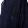 Jersey polo de lana azul marino/negro Jersey polo de lana azul marino/negro
