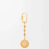 Llavero Pebble vetiver/oro Llavero Pebble vetiver/oro