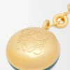 Llavero Pebble vetiver/oro Llavero Pebble vetiver/oro