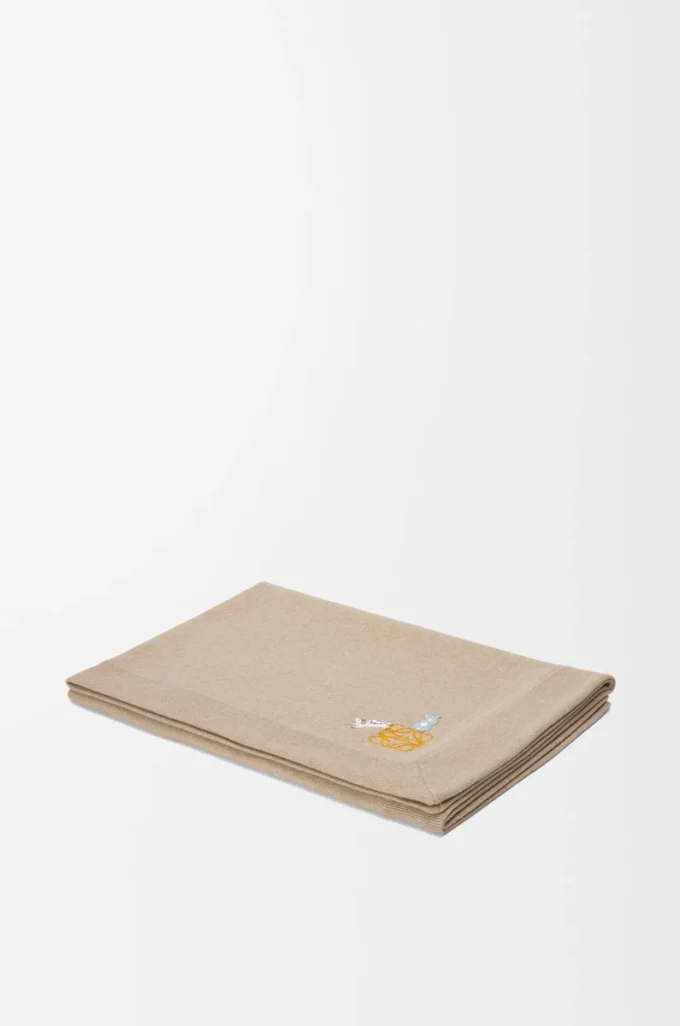 Manta Hamster de cachemira Beige