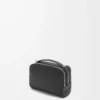 Mini bolso bandolera para cámara en piel de becerro granulada suave, color negro Mini bolso bandolera para cámara en piel de becerro granulada suave, color negro
