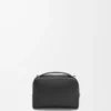 Mini bolso bandolera para cámara en piel de becerro granulada suave, color negro Mini bolso bandolera para cámara en piel de becerro granulada suave, color negro