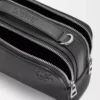 Mini bolso bandolera para cámara en piel de becerro granulada suave, color negro Mini bolso bandolera para cámara en piel de becerro granulada suave, color negro