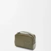 Mini bolso bandolera para cámara en piel de becerro satinada Verde caqui Mini bolso bandolera para cámara en piel de becerro satinada Verde caqui