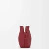 Mini bolso de mano Flamenco en piel de becerro napa rojo quemado Mini bolso de mano Flamenco en piel de becerro napa rojo quemado