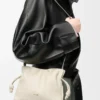 Mini bolso de mano Flamenco en piel de becerro napa Sea Salt Mini bolso de mano Flamenco en piel de becerro napa Sea Salt