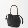 Mini bolso Flamenco en suave piel de cordero napa Negro Mini bolso Flamenco en suave piel de cordero napa Negro