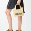 Mini bolso LOEWE Font en rafia natural Mini bolso LOEWE Font en rafia natural
