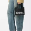 Mini bolso LOEWE Font en rafia Negro Mini bolso LOEWE Font en rafia Negro