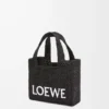 Mini bolso LOEWE Font en rafia Negro Mini bolso LOEWE Font en rafia Negro