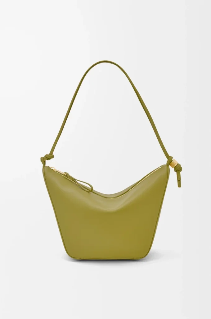 Mini Hammock hobo en piel de becerro clásica Light Moss Mini Hammock hobo en piel de becerro clásica Light Moss