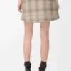 Minifalda de mezcla de lana y cachemira Beige Minifalda de mezcla de lana y cachemira Beige