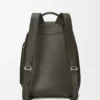 Mochila Flamenco en piel de becerro flexible y brillante Gris oscuro Mochila Flamenco en piel de becerro flexible y brillante Gris oscuro