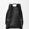Mochila Flamenco en piel de becerro flexible y brillante. Negro Mochila Flamenco en piel de becerro flexible y brillante. Negro