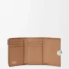 Monedero vertical pequeño Pebble en piel de becerro granulada Pebble Moca Monedero vertical pequeño Pebble en piel de becerro granulada Pebble Moca