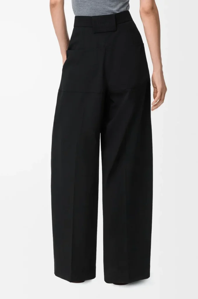 Pantalones cargo de lana Negro Pantalones cargo de lana Negro