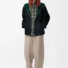 Pantalones con cordón ajustable de lana y cachemira Beige Melange Pantalones con cordón ajustable de lana y cachemira Beige Melange