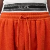 Pantalones cortos de mezcla de lana Naranja/Blanco Pantalones cortos de mezcla de lana Naranja/Blanco