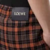 Pantalones cortos de mezcla de lana naranja/negro Pantalones cortos de mezcla de lana naranja/negro