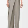 Pantalones cruzados de lana, color beige claro jaspeado Pantalones cruzados de lana, color beige claro jaspeado