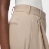 Pantalones de algodón Beige Pantalones de algodón Beige