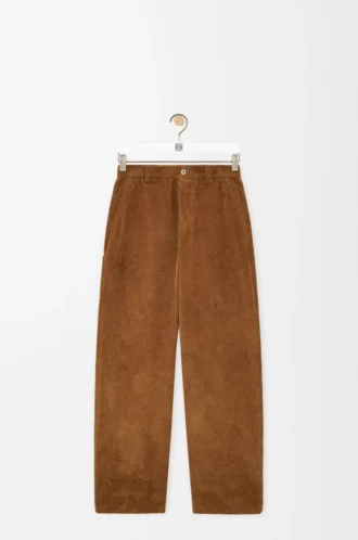 Pantalones de algodón marrón