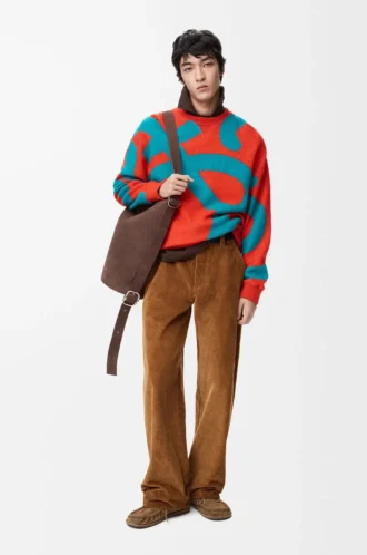 Pantalones de algodón marrón
