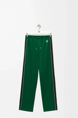 Pantalones de chándal de jersey técnico verde pop