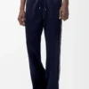 Pantalones de chándal en jersey técnico azul marino oscuro Pantalones de chándal en jersey técnico azul marino oscuro