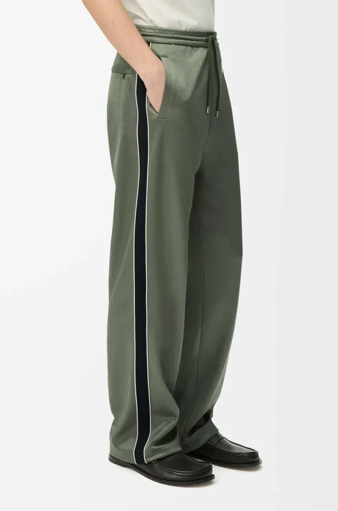 Pantalones de chándal en jersey técnico Verde caqui Pantalones de chándal en jersey técnico Verde caqui