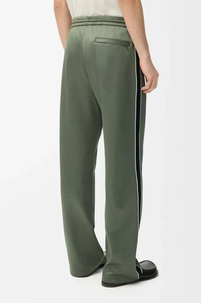 Pantalones de chándal en jersey técnico Verde caqui Pantalones de chándal en jersey técnico Verde caqui