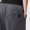 Pantalones de lana gris jaspeado