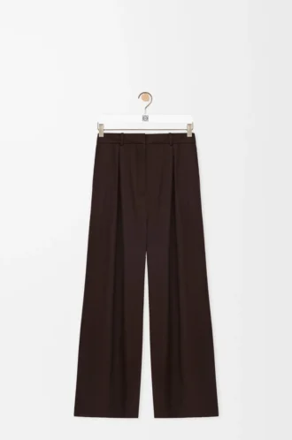 Pantalones de lana Marrón