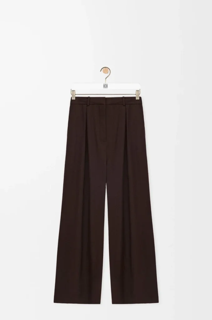 Pantalones de lana Marrón Pantalones de lana Marrón