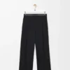 Pantalones de lana Negro Pantalones de lana Negro