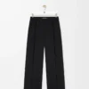 Pantalones de lana Negro Pantalones de lana Negro
