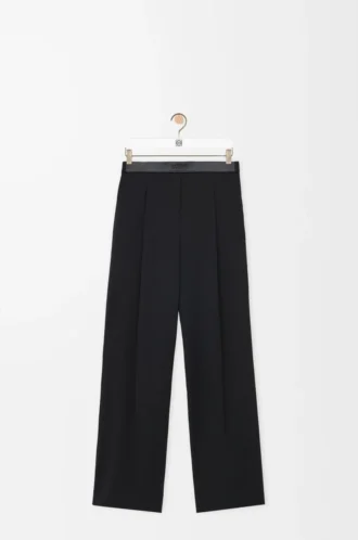 Pantalones de lana Negro