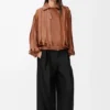 Pantalones de lana y seda Negro Pantalones de lana y seda Negro